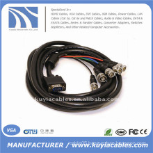 HD15 VGA to 5 BNC RGB HV adapter Cable